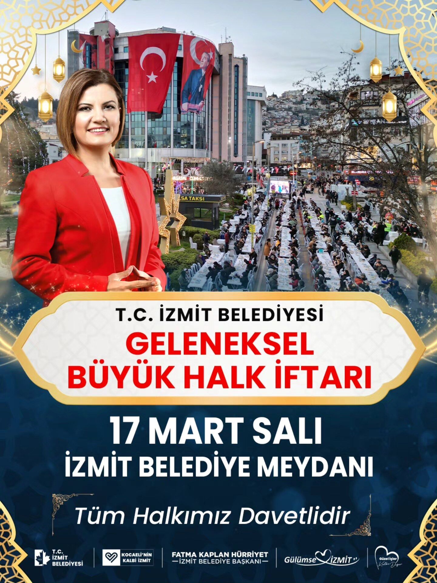 İzmit Belediyesi Büyük Halk İftarı 17 Martta Belsa’da