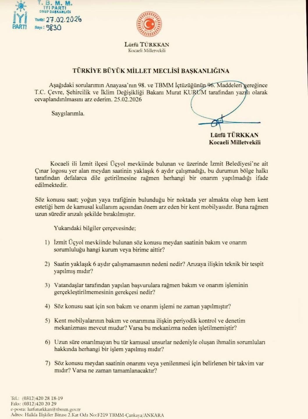 L Ü T F Ü T Ü K K A N