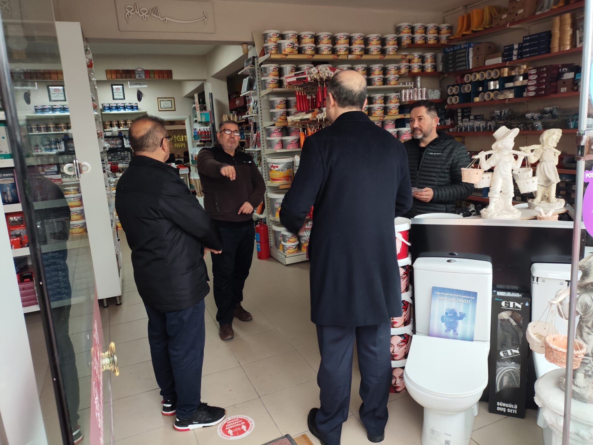 Saadet Parti̇si̇ Deri̇nce’de Esnafin Nabzini Tuttu (3)