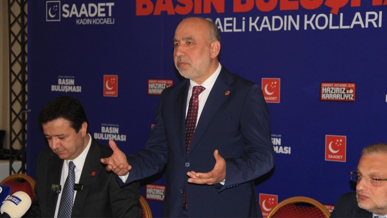 Saadet Parti̇si̇ Genel Başkani Kocaeli̇'de Ülke Gündemi̇ Ele Alindi (2)