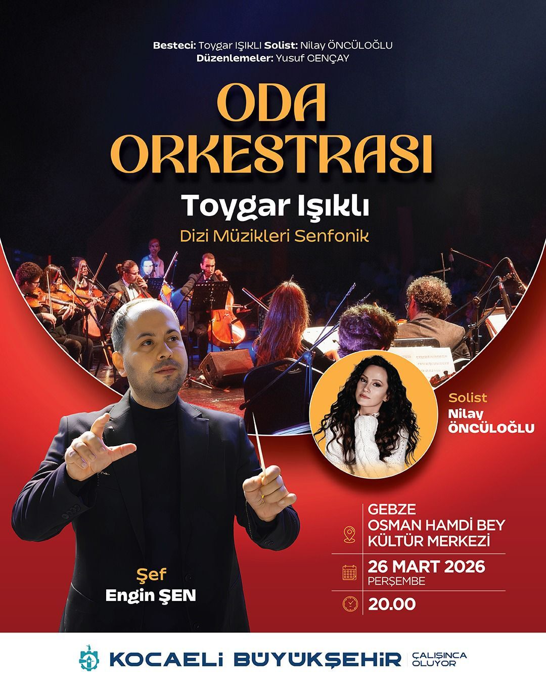 Unutulmaz Dizi Müzikleri Gebze'de Yankılanacak