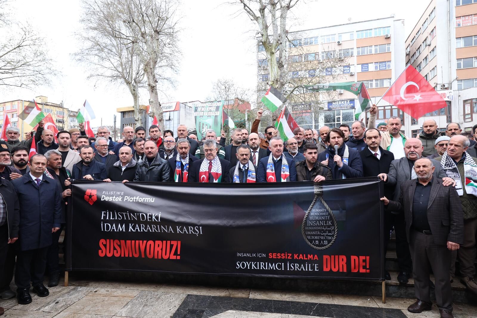 Başkan Büyükakın'dan Filistin'e Destek (2)