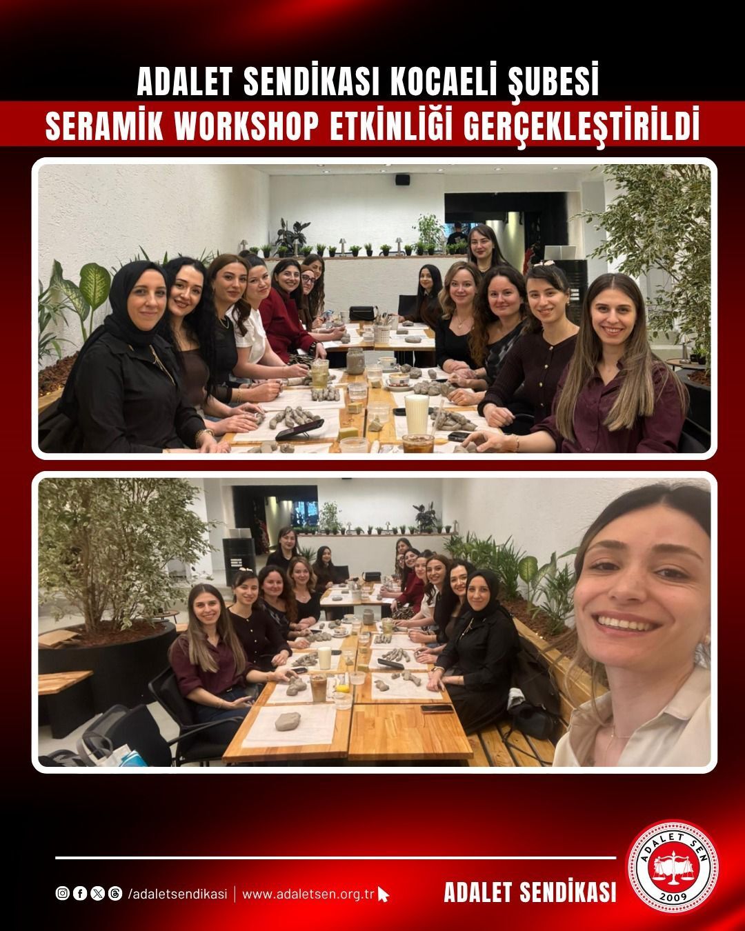 Kadinlara Serami̇k Workshop Etki̇nli̇ği̇