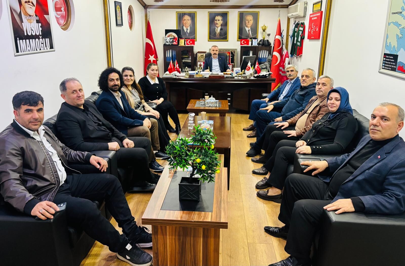 Keşaplilardan Mhp Di̇lovasi’na Anlamli Zi̇yaret (1)