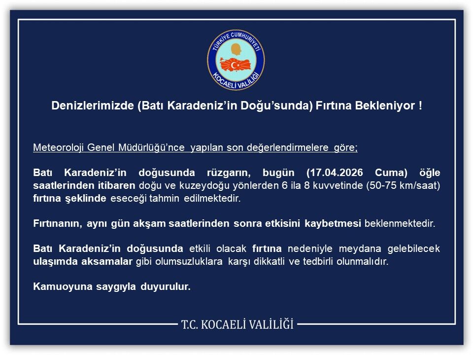 Kocaeli̇’de Firtina Bekleni̇yor-2