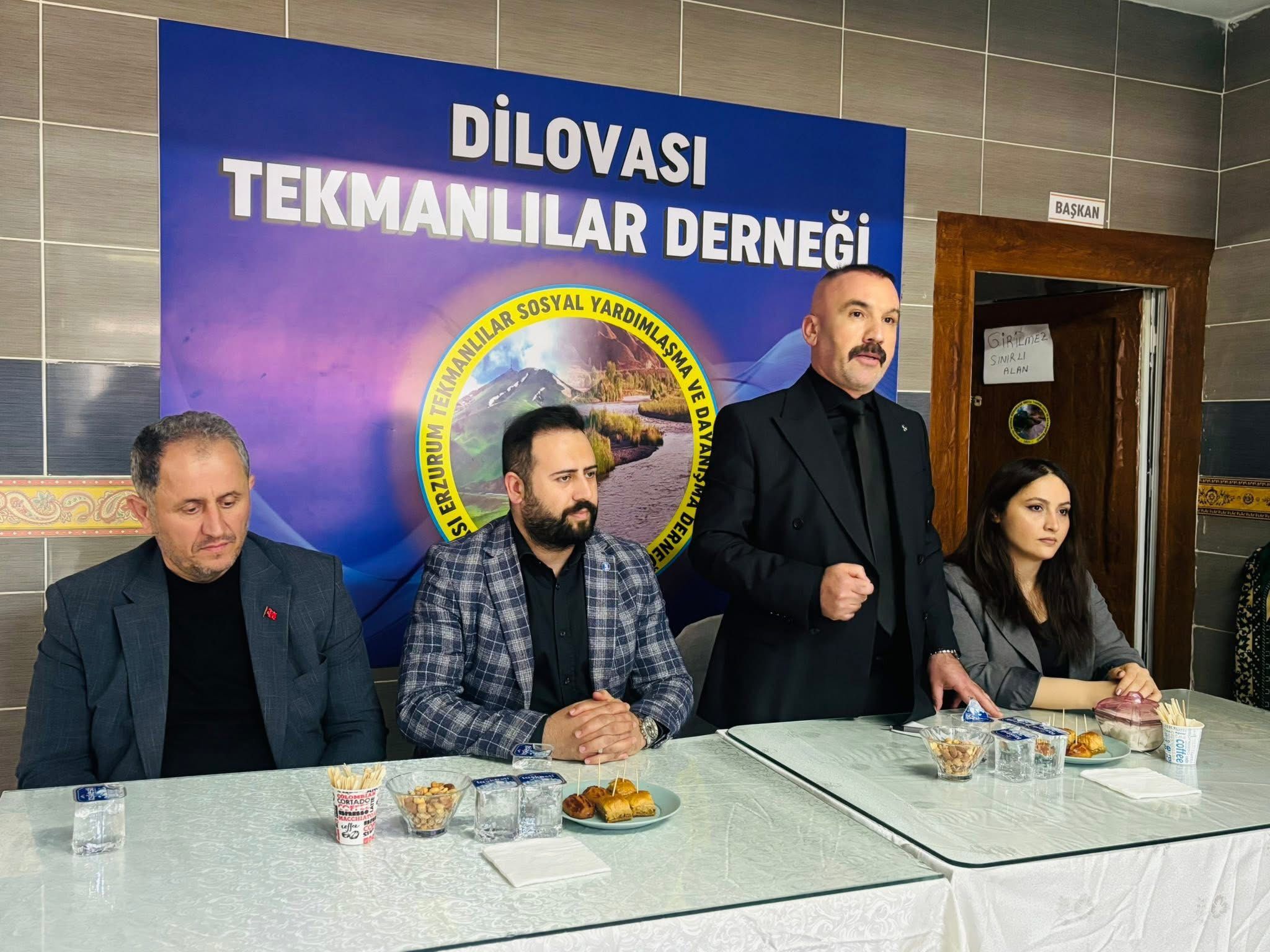 Mhp Di̇lovasi Teşki̇latindan Erzurum Tekmanlilar Derneği̇’ne Zi̇yaret (10)