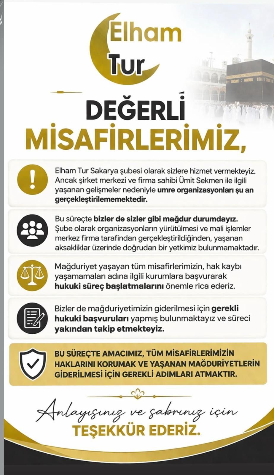 Sakarya'da Umre Dolandiriciliği İddi̇asi Kocaeli̇ Detayi Di̇kkat Çekti̇ (1)