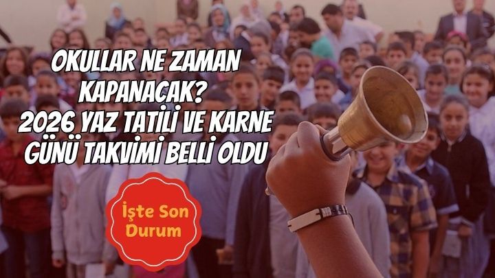 OKULLAR NE ZAMAN KAPANIYOR? TARİH BELLİ OLDU, GERİ SAYIM BAŞLADI! E-OKUL NE ZAMAN KAPANACAK?