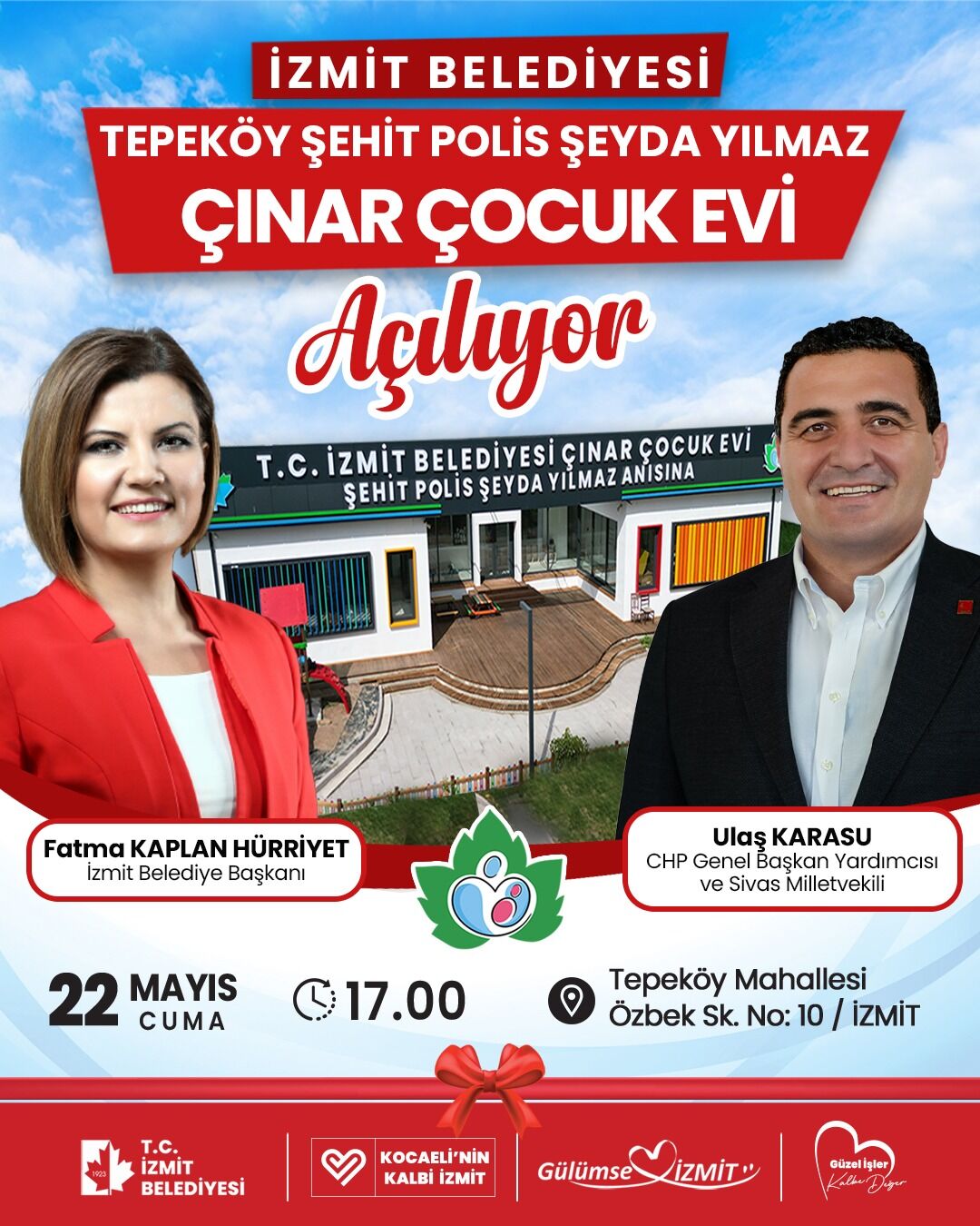 Şehit Polis Şeyda Yılmaz Çınar Çocuk Evi Kapılarını Açıyor