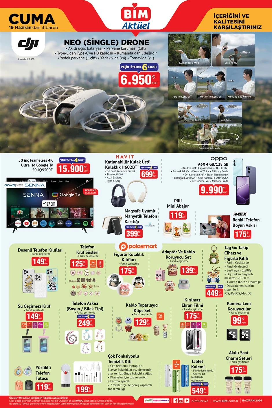 E95Dd5Cb Bim Aktuel 16 17 19 Haziran Indirimli Urunler Listesi Bime Bu Hafta Ne Geliyor Sisme Cadir Elektrikli Bisiklet 4K Google Tv Ve Cep Telefonu Iste Fiyat Listesi