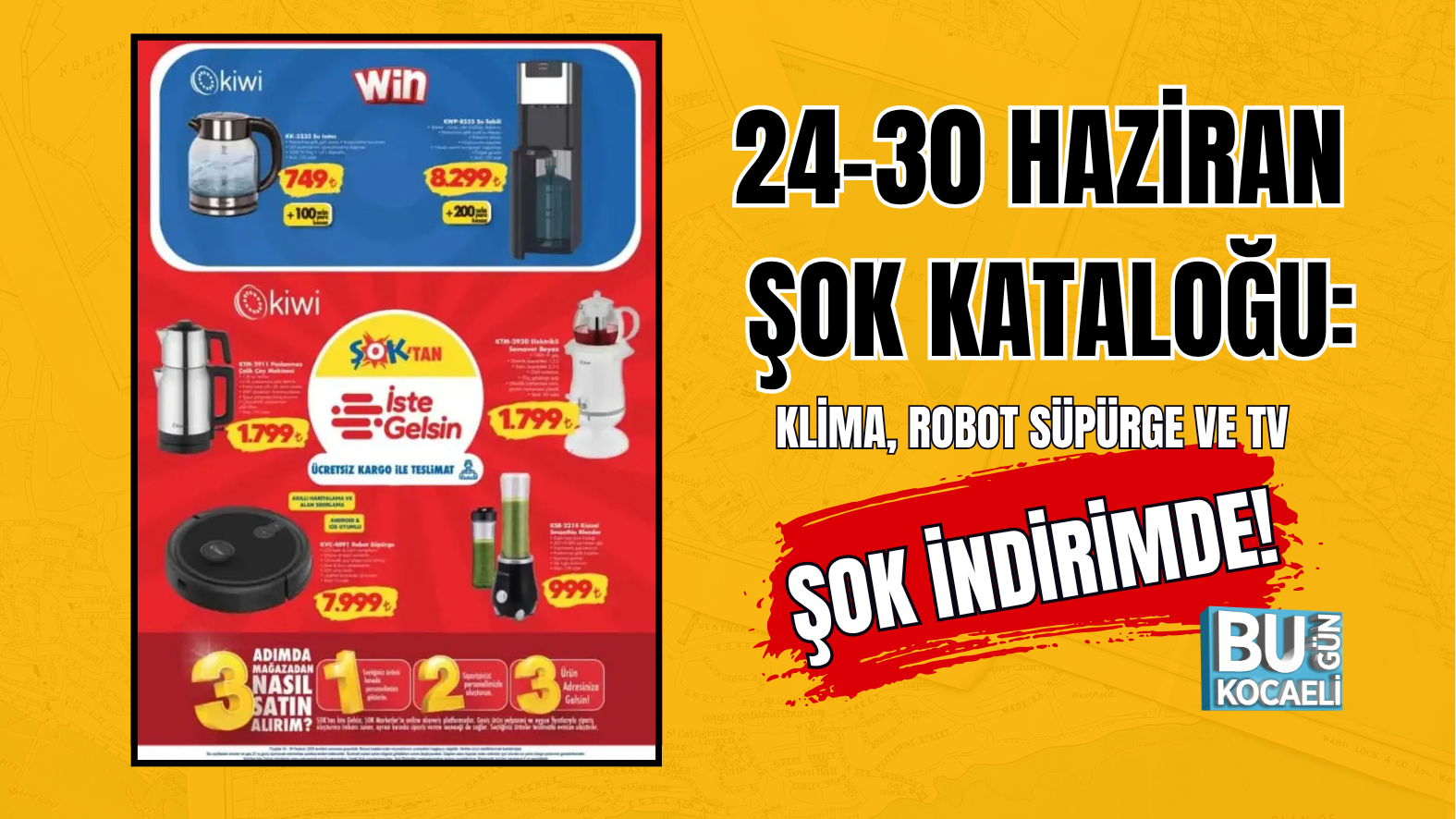 24-30 HAZİRAN ŞOK KATALOĞU: KLİMA, ROBOT SÜPÜRGE VE TV