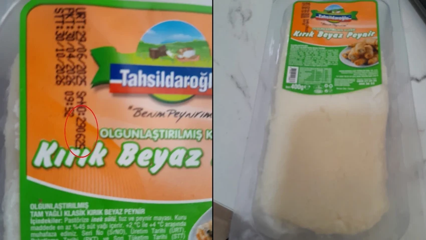 Ünlü Markanin Beyaz Peyni̇rde Ölümcül Bakteri̇ Bulundu! (1)
