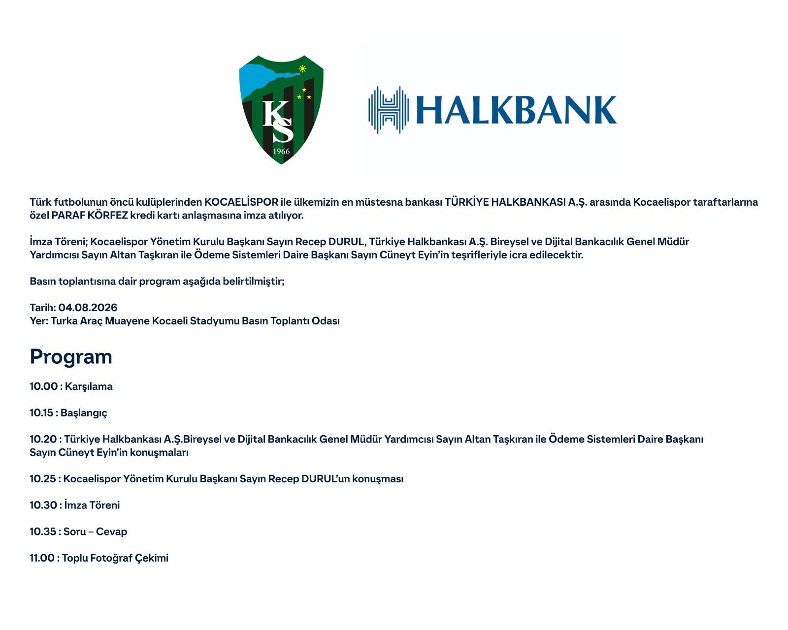 Kocaelispor taraftarına müjde! Özel kredi kartı geliyor