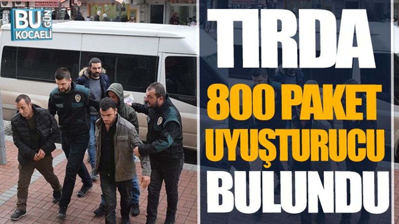 Kocaeli Haber - Tıra Baskın: 800 Paket Uyuşturucu