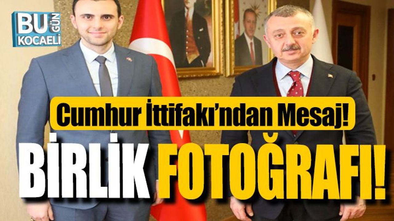 Cumhur İttifakında Güç Birliği Fotoğrafı!