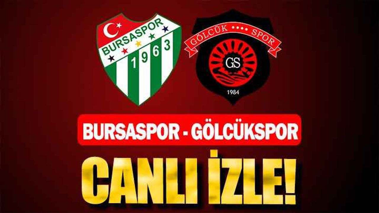 Bursaspor-Gölcükspor maçı hangi kanalda? Maç saat kaçta?