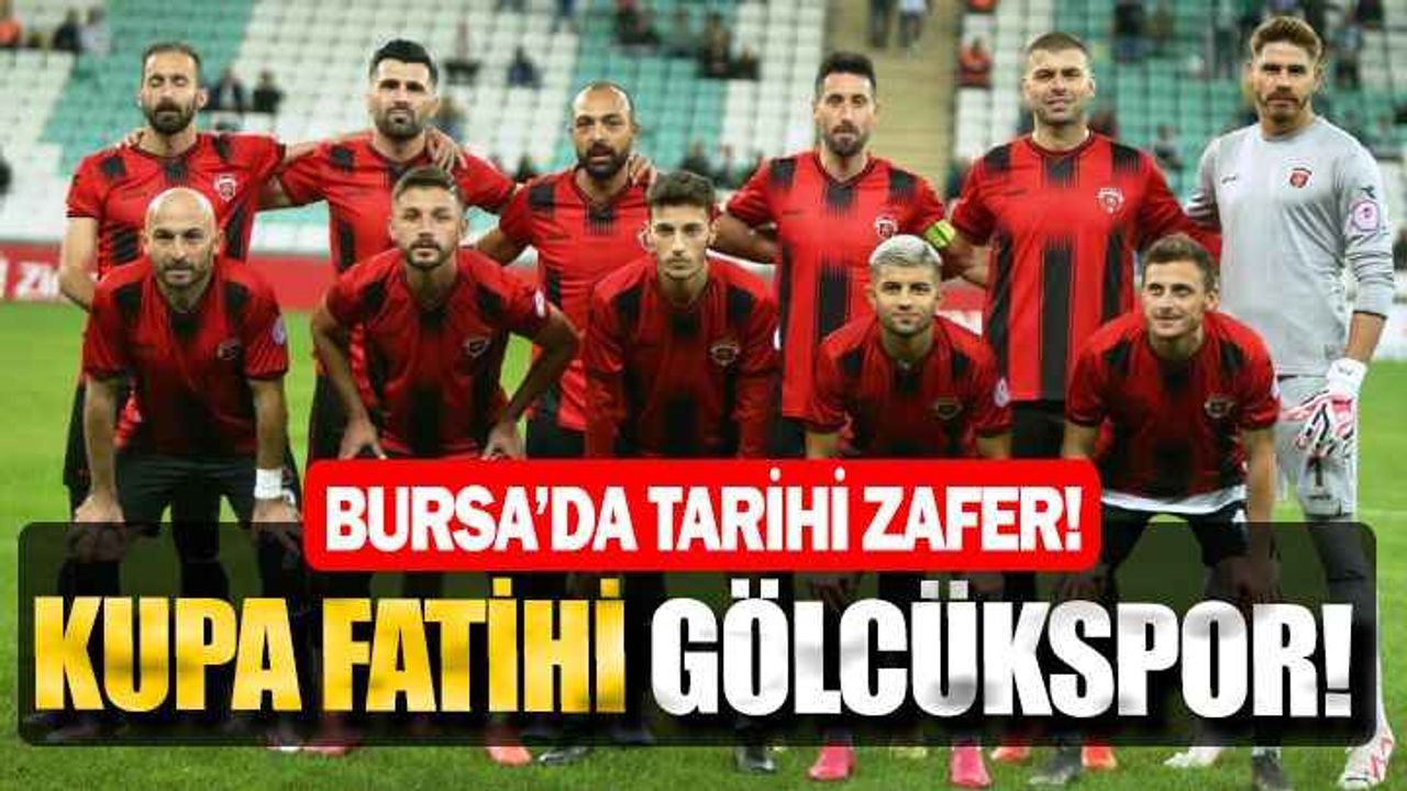 Gölcükspor'dan Bursaspor deplasmanında tarihi zafer!