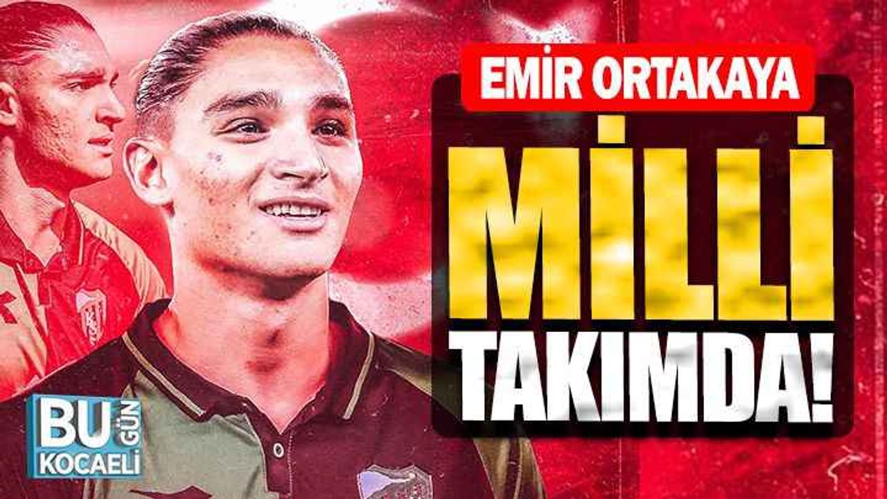 Kocaelisporlu Emir Ortakaya'ya milli davet! 