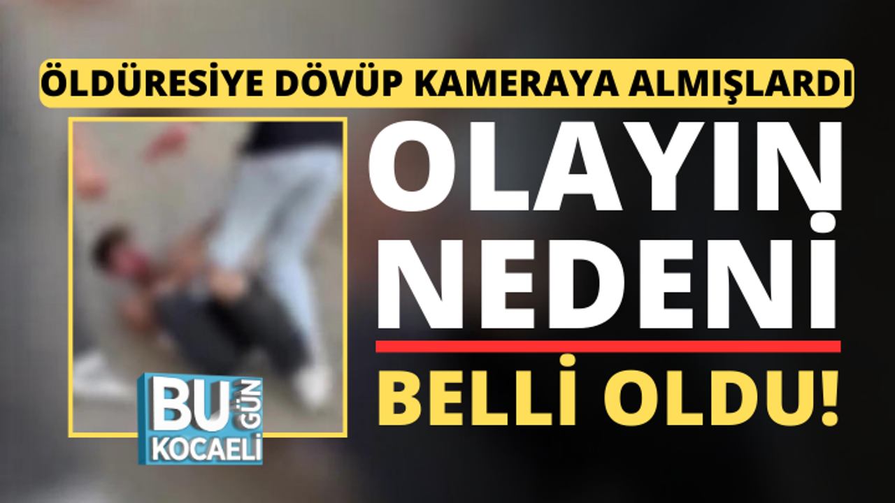 Kocaeli'de Viyadük Altında Öldüresiye Dövüp Kameraya Almışlardı: Olayın Nedeni Belli Oldu!