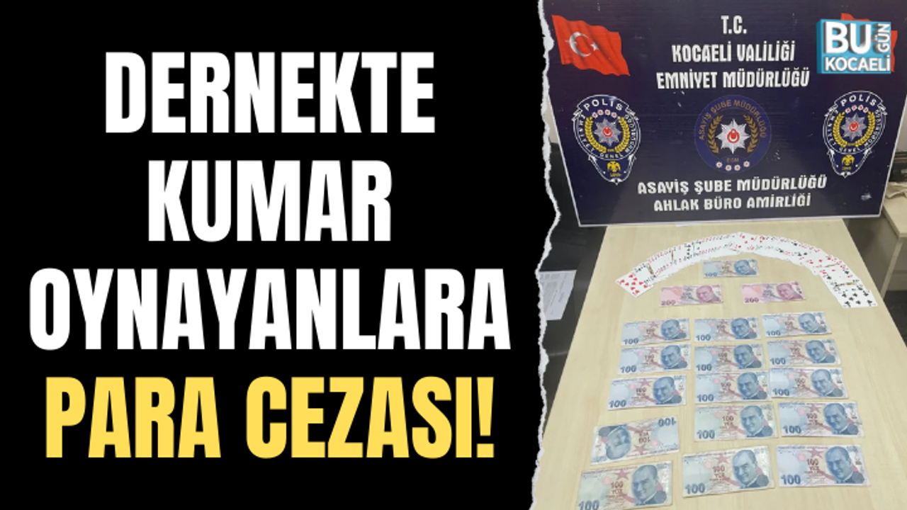Dernekte kumar oynayanlara para cezası!