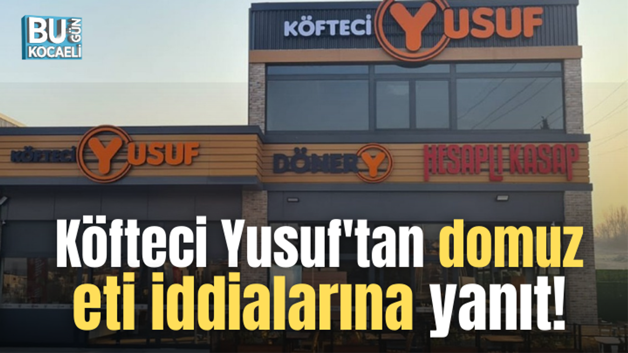 Köfteci Yusuf'tan domuz eti iddialarına yanıt!