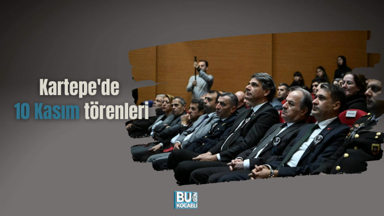 Kartepe'de 10 Kasım törenleri