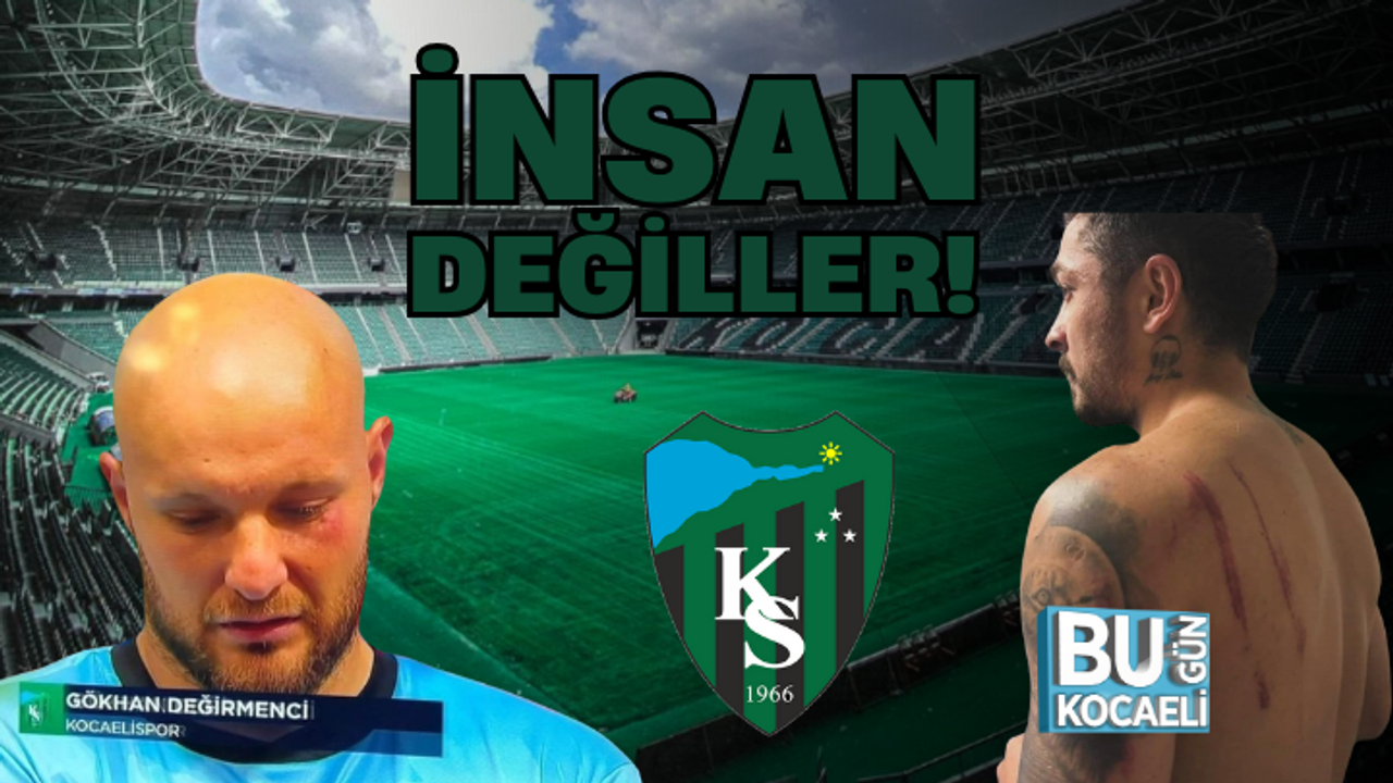 Kocaelispor'dan Sakarya'ya gönderme! İNSAN DEĞİLLER