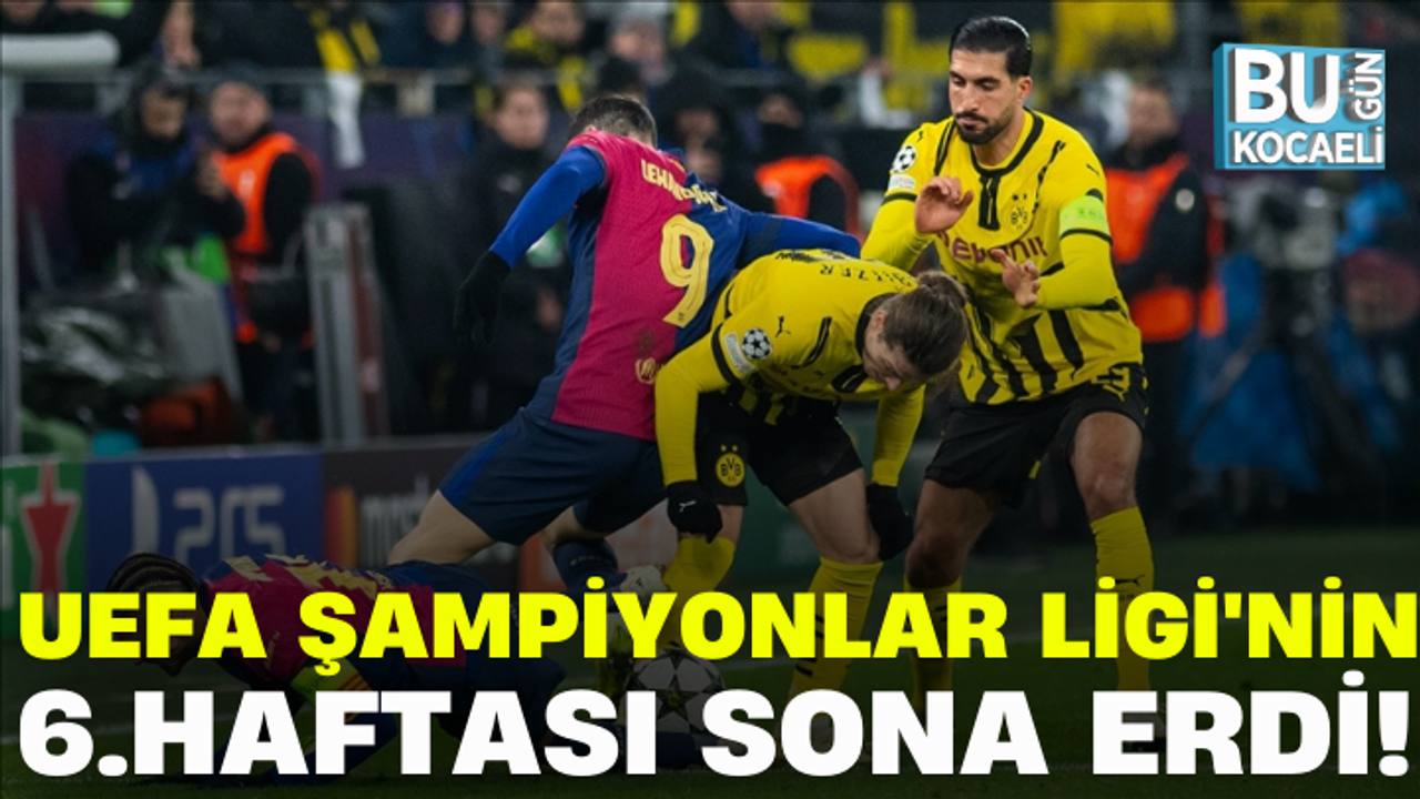 UEFA ŞAMPİYONLAR LİGİ'NİN 6.HAFTASI SONA ERDİ!