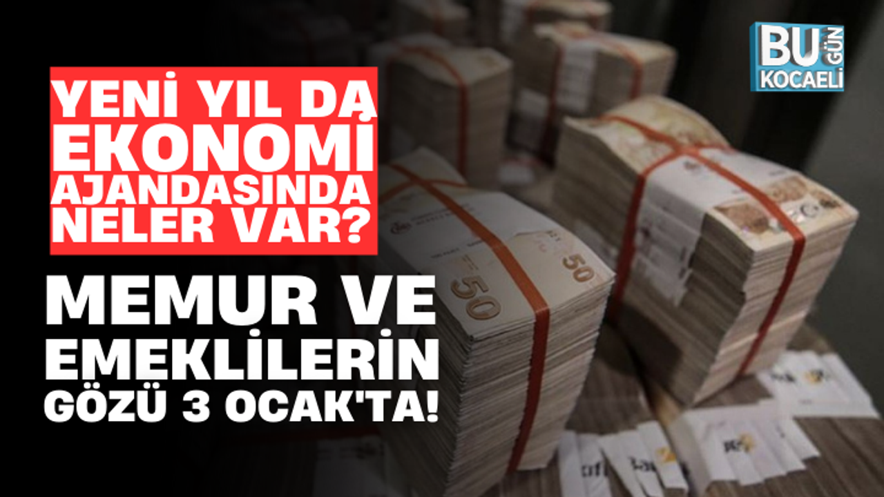 YENİ YIL DA EKONOMİ AJANDASINDA NELER VAR? MEMUR VE EMEKLİLERİN GÖZÜ 3 OCAK'TA!