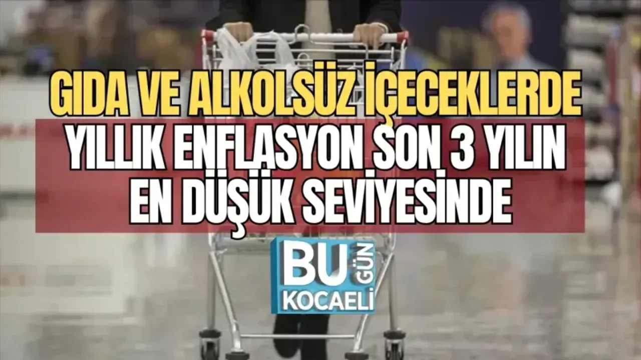 GIDA VE ALKOLSÜZ İÇECEKLERDE YILLIK ENFLASYON SON 3 YILIN EN DÜŞÜK SEVİYESİNDE