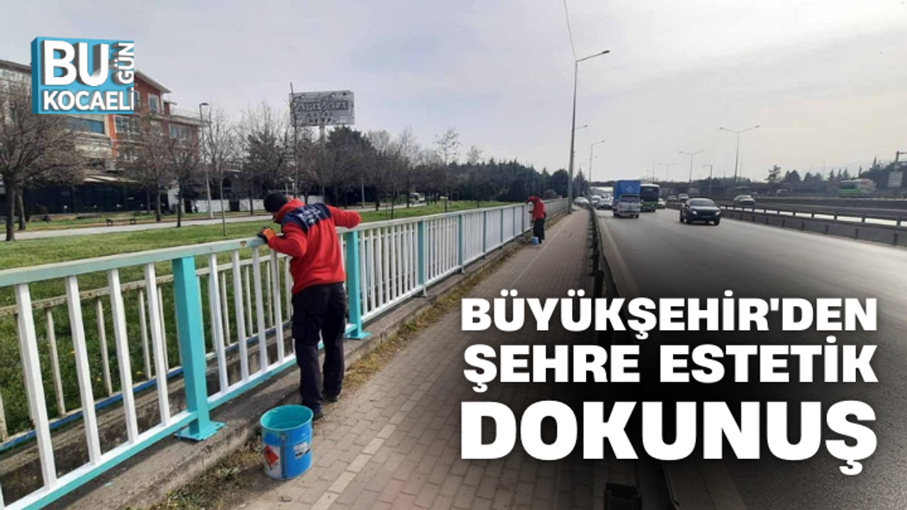 BÜYÜKŞEHİR'DEN ŞEHRE ESTETİK DOKUNUŞ
