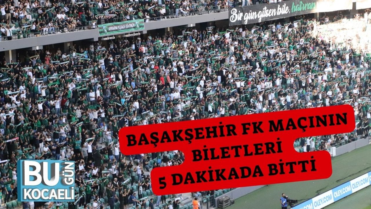 Başakşehir FK Maçının Biletleri 5 Dakikada Bitti