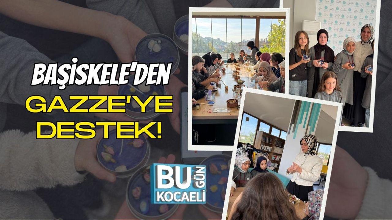 Başiskele’den Gazze’ye Destek: Öğrenciler El Emeğiyle Kermese Katkı Sağladı