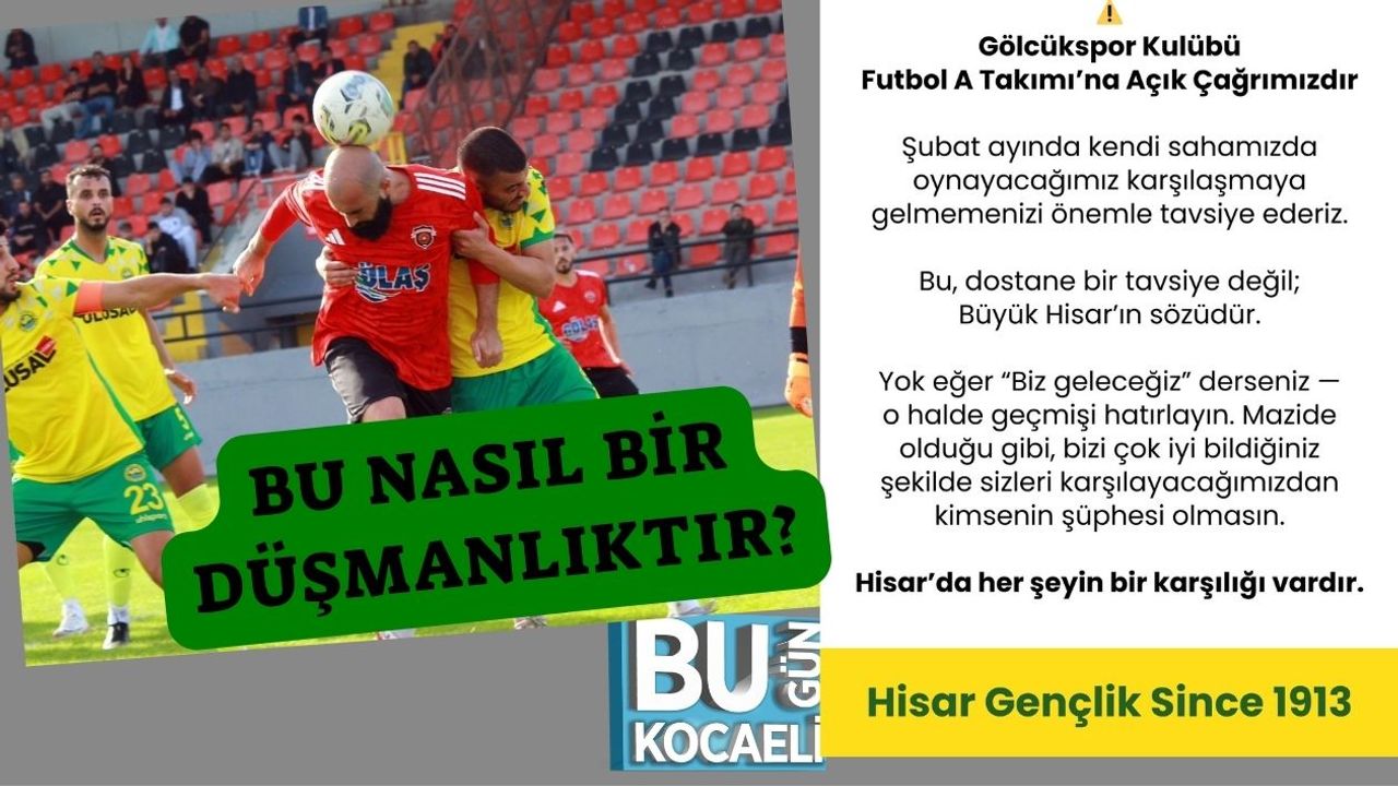 Bu Nasıl Bir Düşmanlıktır?