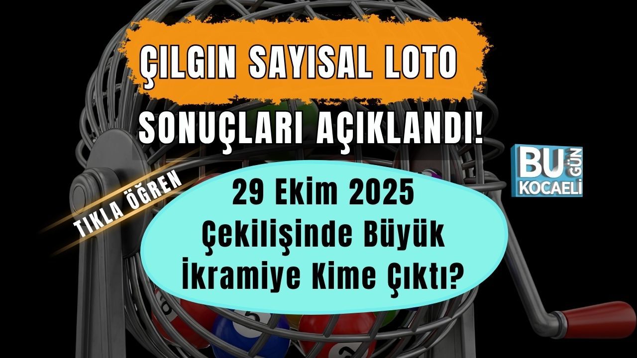 Çılgın Sayısal Loto Sonuçları Açıklandı! Tıkla Öğren, 29 Ekim 2025 Çekilişinde Büyük İkramiye Kime Çıktı?