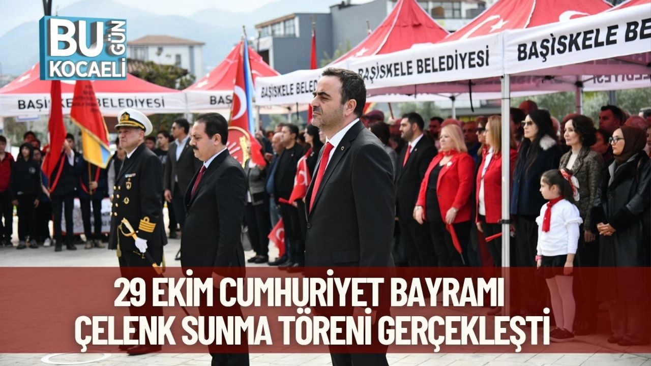 29 Ekim Cumhuriyet Bayramı Çelenk Sunma Töreni Gerçekleşti