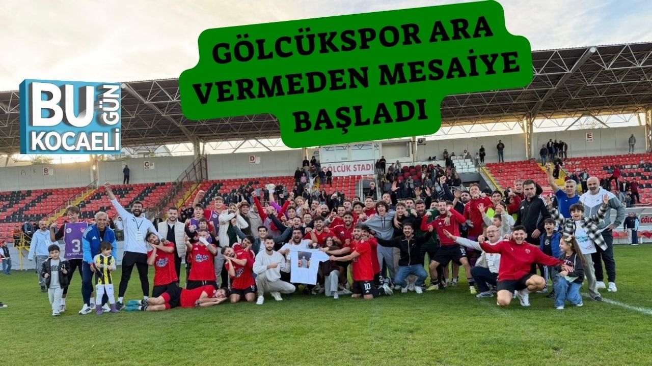 Gölcükspor Ara Vermeden Mesaiye Başladı