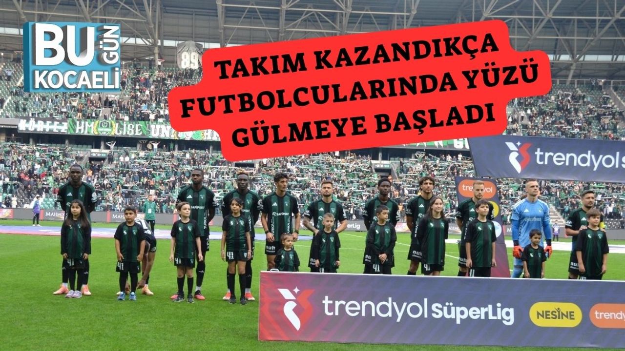 Takım Kazandıkça Futbolcuların da Yüzü Gülmeye Başladı