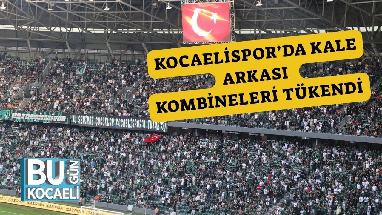 Kocaelispor’da Kale Arkası Kombineleri Tükendi
