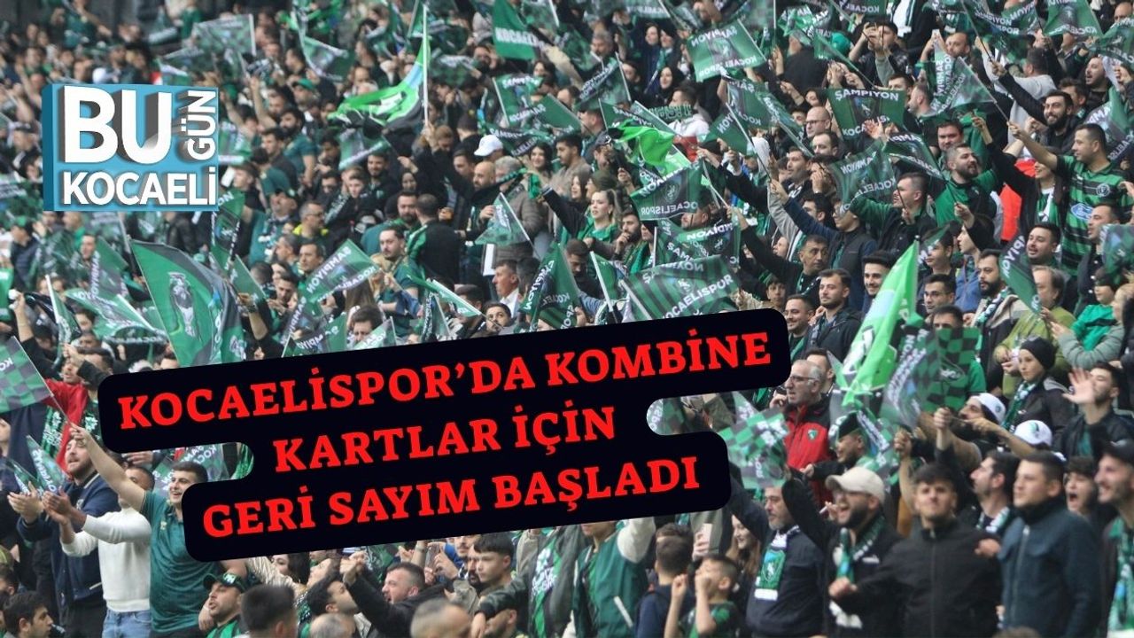 Kocaelispor’da Kombine Kartlar İçin Geri Sayım Başladı