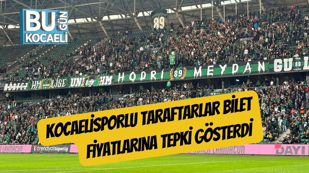 Kocaelisporlu Taraftarlar Bilet Fiyatlarına Tepki Gösterdi