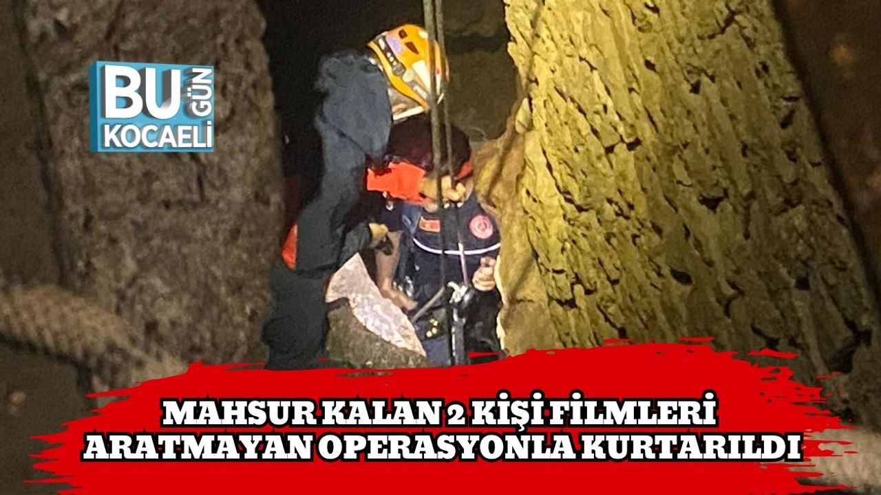 Mahsur Kalan 2 Kişi Filmleri Aratmayan Operasyonla Kurtarıldı