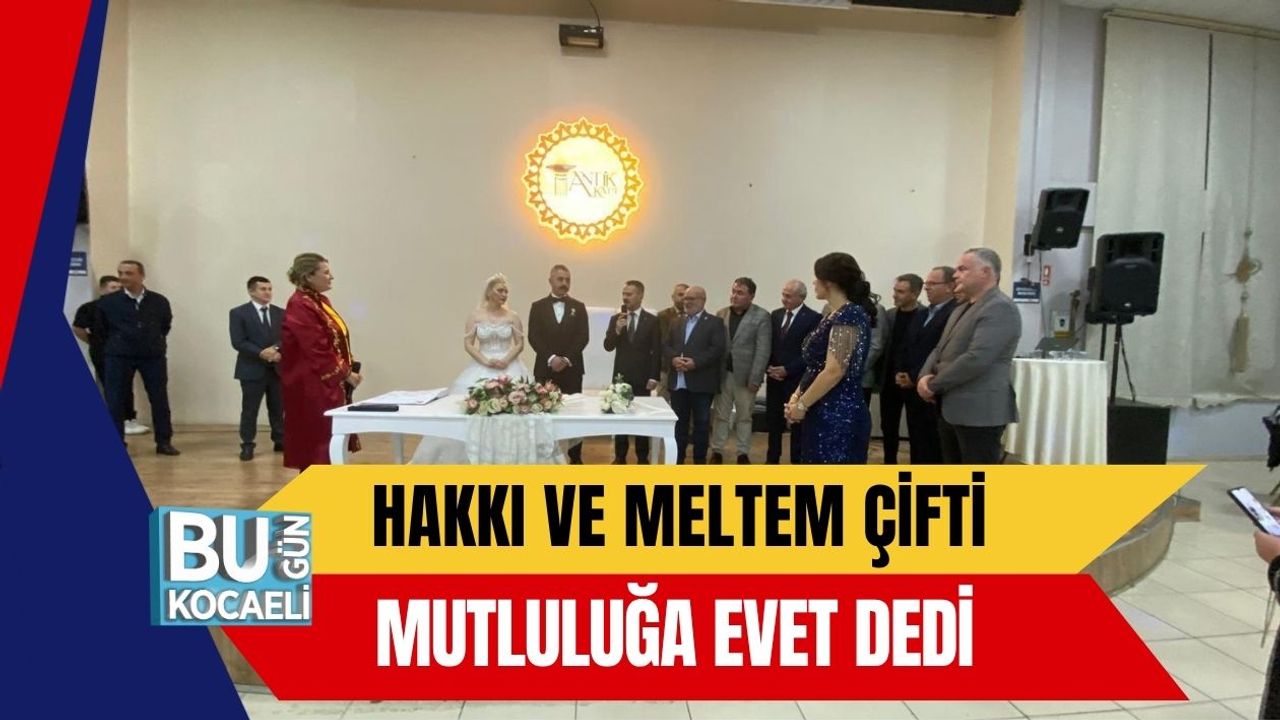 Hakkı ve Meltem Çifti Mutluluğa Evet Dedi