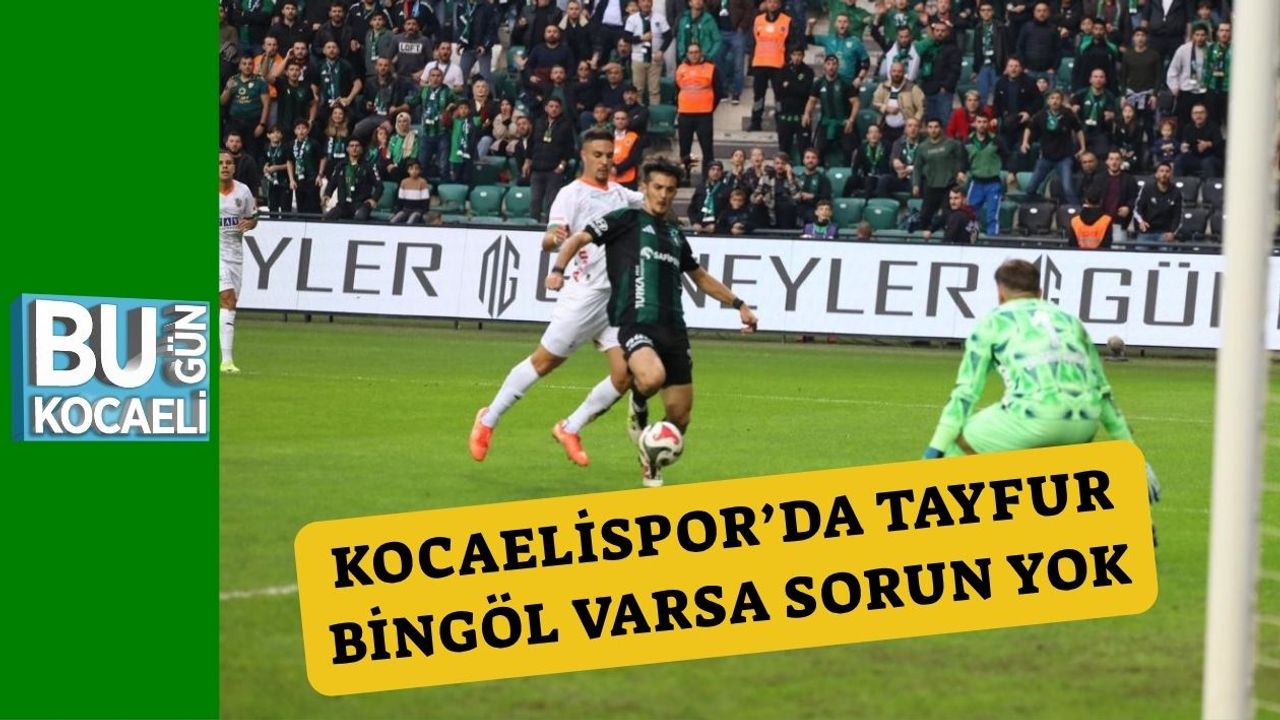 Tayfur Bingöl Varsa Sorun Yok