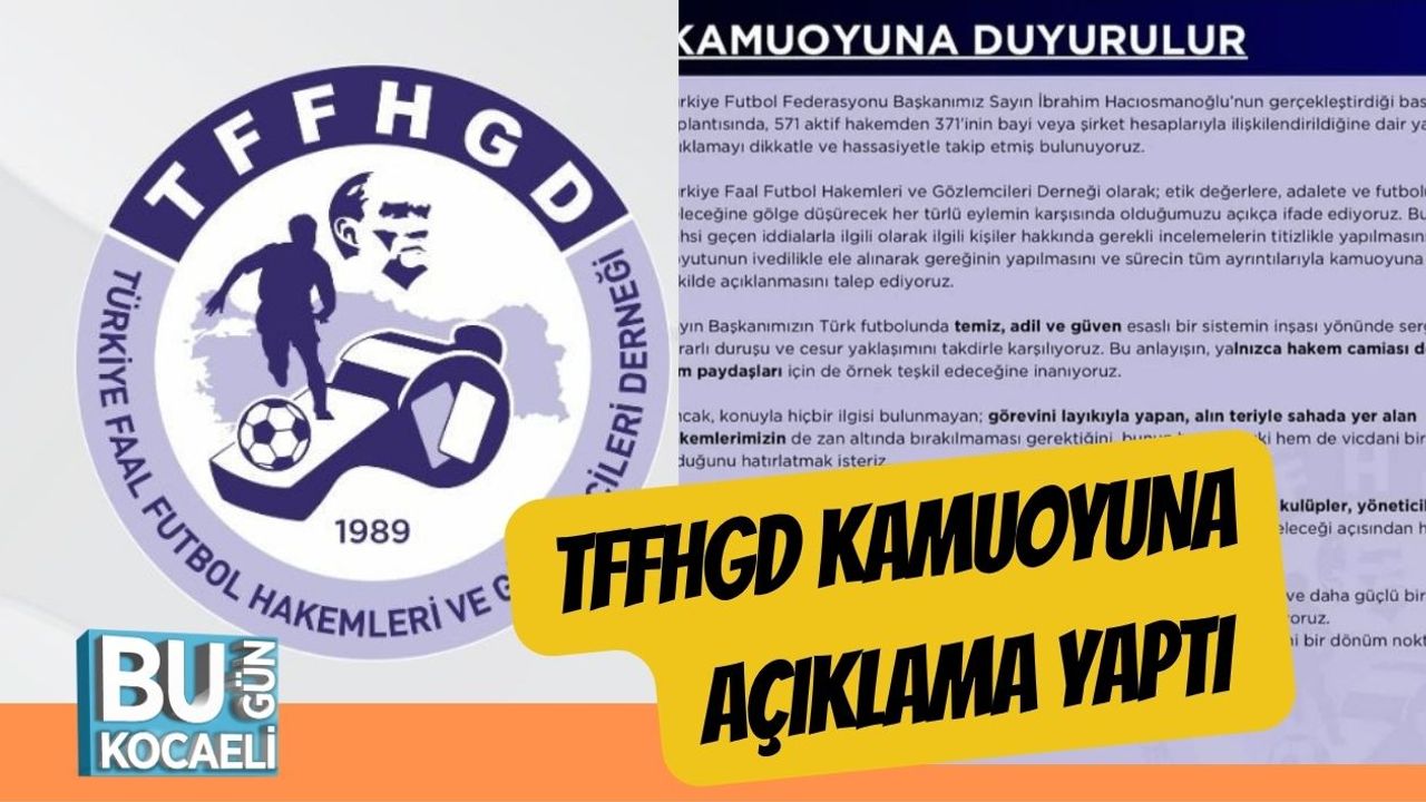 TFFHGD Kamuoyuna Açıklama Yaptı