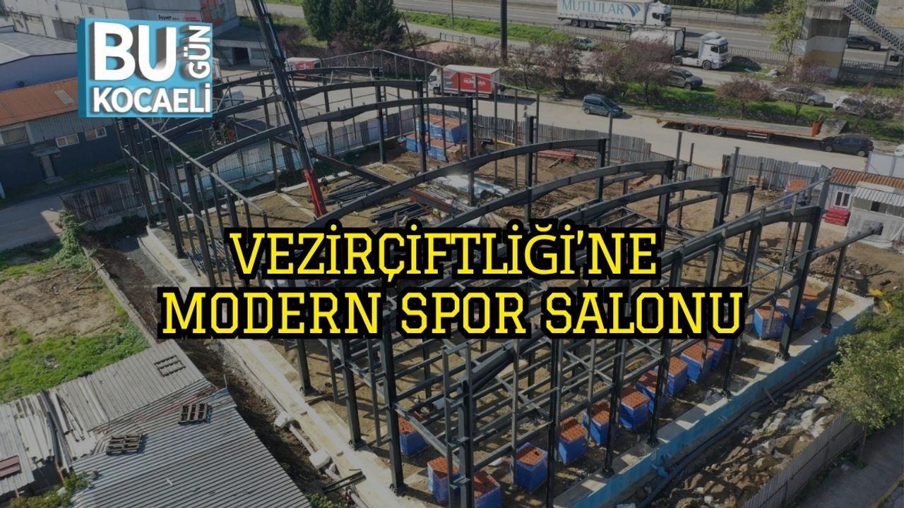 Vezirçiftliği’ne Modern Spor Salonu