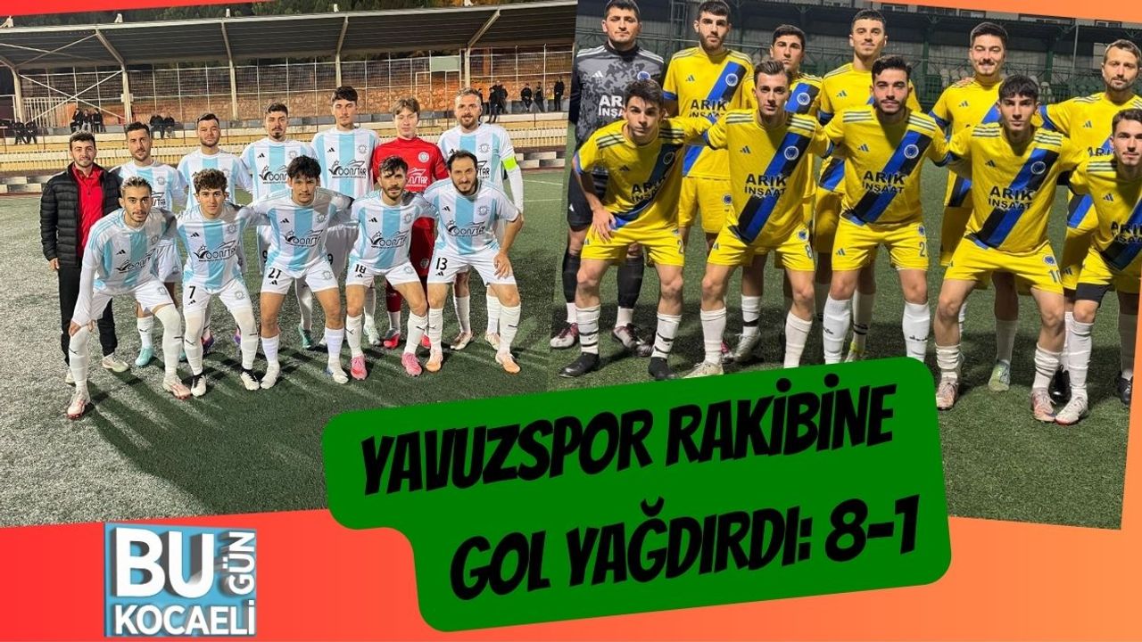 Yavuzspor Rakibine Gol Yağdırdı: 8-1