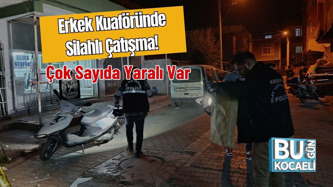 Erkek Kuaföründe Silahlı Çatışma! Çok Sayıda Yaralı Var
