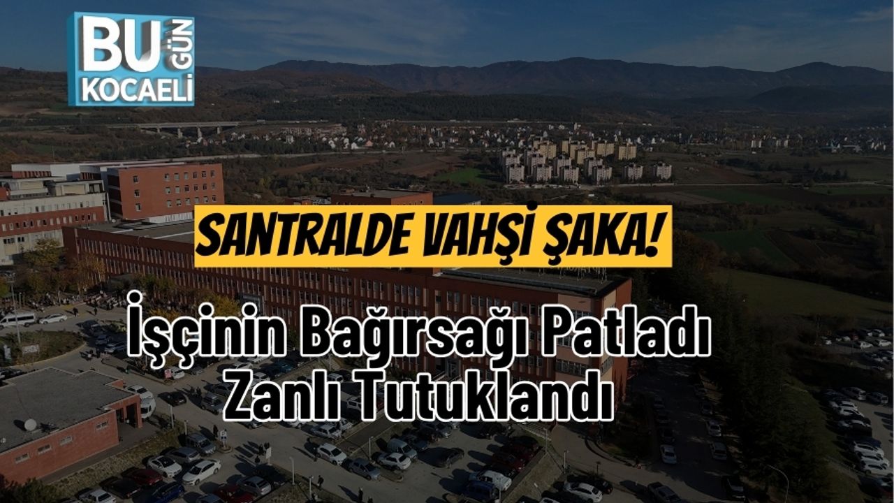 Santralde Vahşi Şaka! İşçinin Bağırsağı Patladı, Zanlı Tutuklandı