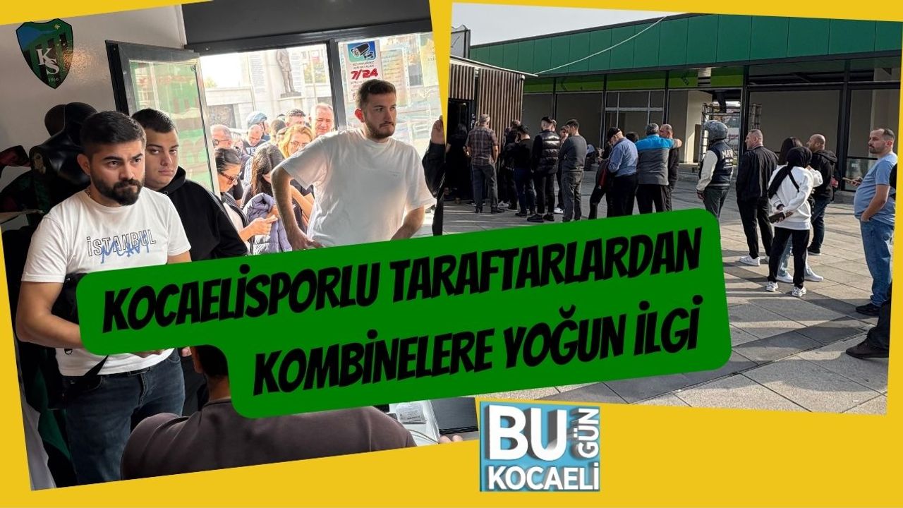 Kocaelisporlu Taraftarlardan Kombinelere Yoğun İlgi